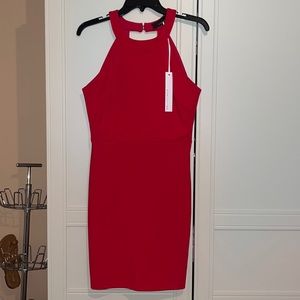 Adelyn Rae Red bodycon mini dress - small
